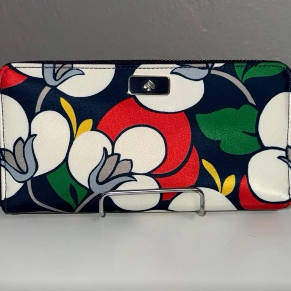 KATE SPADE DAWN BREEZY FLORAL 2-PIECE SET BUNDLE MEDIUM SATCHEL & WALLET